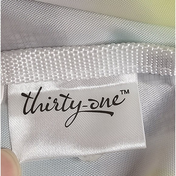 Thirty One Polka Dot Drawstring Bag Backpack - Picture 8 of 9